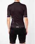 HOLOKOLO Koszulka kolarska z krótkim rękawem - PLAYFUL ELITE LADY - czarny