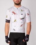 HOLOKOLO Koszulka kolarska z krótkim rękawem - ALIVE ELITE - biały/kolorowy