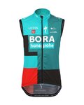 LE COL Kamizelka kolarska - BORA HANSGROHE 2022 - czerwony/czarny/zielony