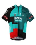 LE COL Koszulka kolarska z krótkim rękawem - BORA HANSGROHE 2022 - zielony/szary