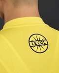 LE COL Koszulka kolarska z krótkim rękawem - PRO JERSEY II - żółty