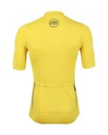 LE COL Koszulka kolarska z krótkim rękawem - HORS CATEGORIE II - żółty