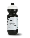 LE COL Bidon kolarski - PRO WATER - biały/czarny