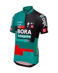 LE COL Koszulka kolarska z krótkim rękawem - BORA HANSGROHE 23 K - zielony/szary