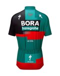 LE COL Koszulka kolarska z krótkim rękawem - BORA HANSGROHE 23 K - zielony/szary