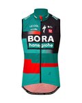 LE COL Kamizelka kolarska - BORA HANSGROHE 2023 REPLICA SPORT - zielony/czarny/czerwony