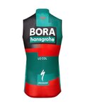 LE COL Kamizelka kolarska - BORA HANSGROHE 2023 REPLICA SPORT - zielony/czarny/czerwony