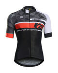 MONTON Koszulka kolarska z krótkim rękawem - JAT II - czarny/czerwony