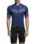 MONTON Koszulka kolarska z krótkim rękawem - UNLIMITED - niebieski