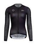 MONTON Letnia koszulka kolarska z długim rękawem - SPIRIT LADY SUMMER - czarny
