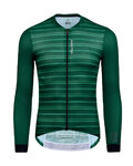 MONTON Letnia koszulka kolarska z długim rękawem - SANGER SUMMER - zielony