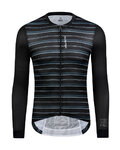 MONTON Letnia koszulka kolarska z długim rękawem - SANGER SUMMER - czarny