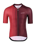 MONTON Koszulka kolarska z krótkim rękawem - INK PAINTING - czerwony