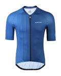 MONTON Koszulka kolarska z krótkim rękawem - INK PAINTING - niebieski