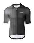 MONTON Koszulka kolarska z krótkim rękawem - INK PAINTING - czarny/szary