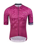 MONTON Koszulka kolarska z krótkim rękawem - UNGO - fioletowy