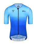 MONTON Koszulka kolarska z krótkim rękawem - WATER - niebieski
