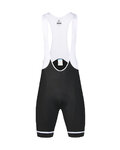 MONTON Krótkie spodnie kolarskie z szelkami - MOVEMENT II - czarny