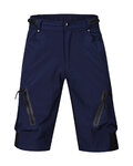 MONTON Krótkie spodnie kolarskie bez szelek - SPORTY MTB - niebieski