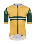 MONTON Koszulka kolarska z krótkim rękawem - JOE - żółty/zielony