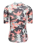 MONTON Koszulka kolarska z krótkim rękawem - PRO CAMOUSHIELD LADY - różowy/zielony/szary