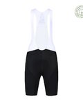 MONTON Krótkie spodnie kolarskie z szelkami - PRO SPEEDA LADY - czarny