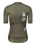 MONTON Koszulka kolarska z krótkim rękawem - SKULL ZEUS LADY - zielony/biały