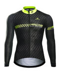 MONTON Zimowa koszulka kolarska z długim rękawem - SHARP LIGHT WINTER - żółty/czarny