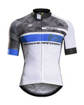 MONTON Koszulka kolarska z krótkim rękawem - JAT II - niebieski/biały