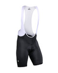 MONTON Krótkie spodnie kolarskie z szelkami - MOVEMENT - czarny