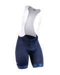 MONTON Krótkie spodnie kolarskie z szelkami - CAMPRODON - niebieski