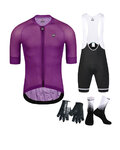 MONTON Kolarski mega zestaw - CHIVALRY - czarny/fioletowy