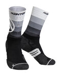 MONTON Kolarskie klasyczne skarpetki - VALLS 2  - biały/czarny