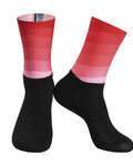 MONTON Kolarskie klasyczne skarpetki - SUNGLOW - czarny/czerwony