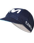 Czapka kolarska - MOVISTAR 2019 - niebieski/biały