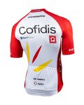 NALINI Koszulka kolarska z krótkim rękawem - COFIDIS 2020 - czerwony/biały