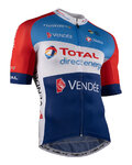 NALINI Koszulka kolarska z krótkim rękawem - DIRECT ENERGIE 2021 - czerwony/niebieski/biały