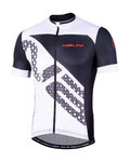 NALINI Koszulka kolarska z krótkim rękawem - AIS VITTORIA 2.0 - czarny/biały