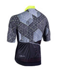 NALINI Koszulka kolarska z krótkim rękawem - AIS STELVIO 2.0 - czarny/żółty