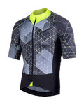 NALINI Koszulka kolarska z krótkim rękawem - AIS STELVIO 2.0 - czarny/żółty