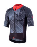 NALINI Koszulka kolarska z krótkim rękawem - AIS STELVIO 2.0 - czerwony/czarny