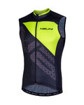 NALINI Koszulka kolarska bez rękawów - AIS VOLATA 2.0 - czarny/żółty