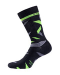 NALINI Kolarskie klasyczne skarpetki - AIS TUONO 2.0 H22 - czarny/żółty