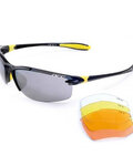 Okulary kolarskie - S11.DY - czarny/żółty