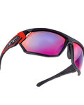 Okulary kolarskie - X4.BLOCKHAUS - czarny/czerwony
