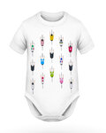 body niemowlęce - PELOTON - biały