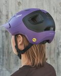 POC Kask kolarski - AXION RACE MIPS - fioletowy/czarny