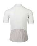 POC Koszulka kolarska z krótkim rękawem - ESSENTIAL ROAD LOGO - biały/szary