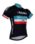 Koszulka kolarska z krótkim rękawem - BORA PRESEASON 2017 - czarny