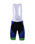 BONAVELO Krótkie spodnie kolarskie z szelkami - ORICA 2017 - czarny/niebieski